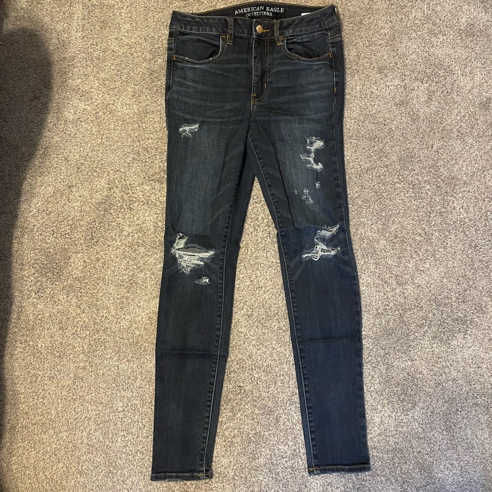 american eagle hi rise jegging